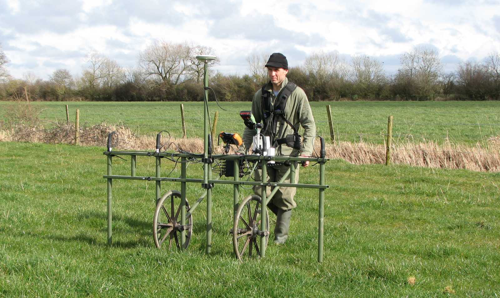 Magnetometry using Sensys cart-based system